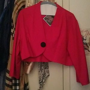 Red Bolero with tags Size 2XL